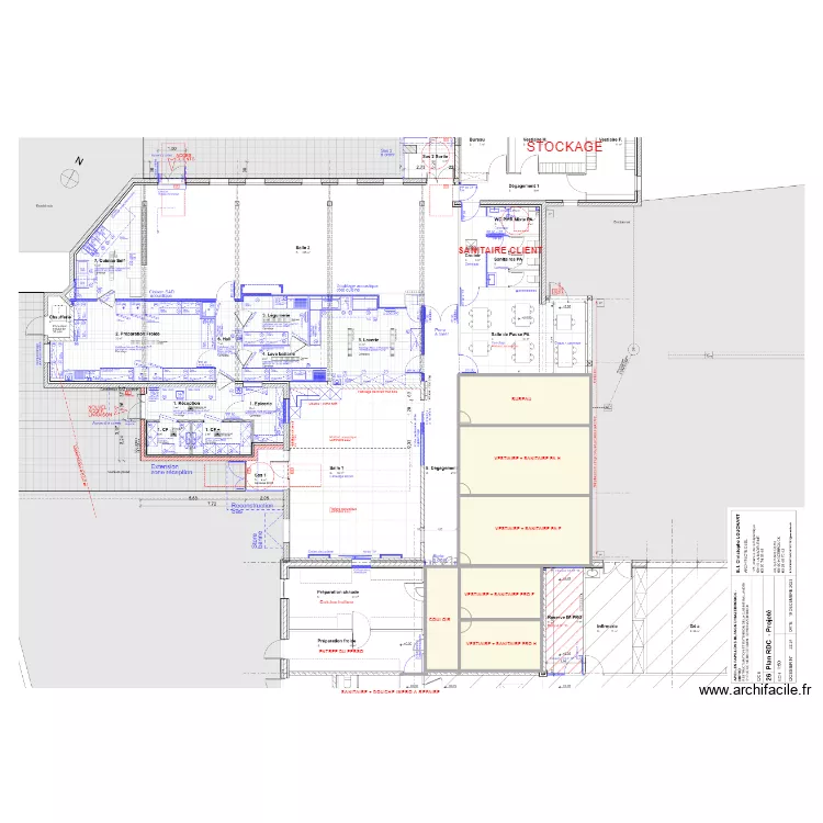 Restaurant la Ballanden. Plan de 