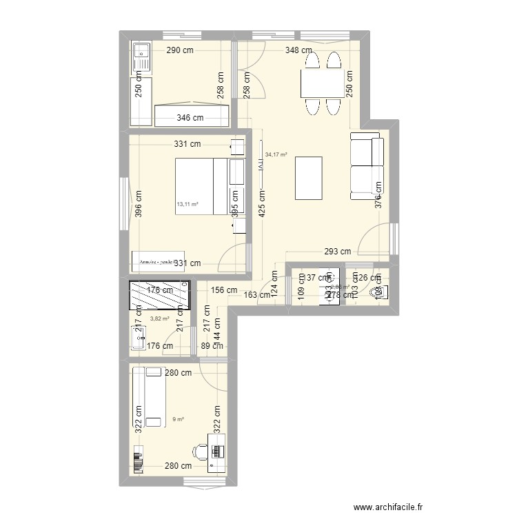 cathy 2. Plan de 0 pièce et 0 m2