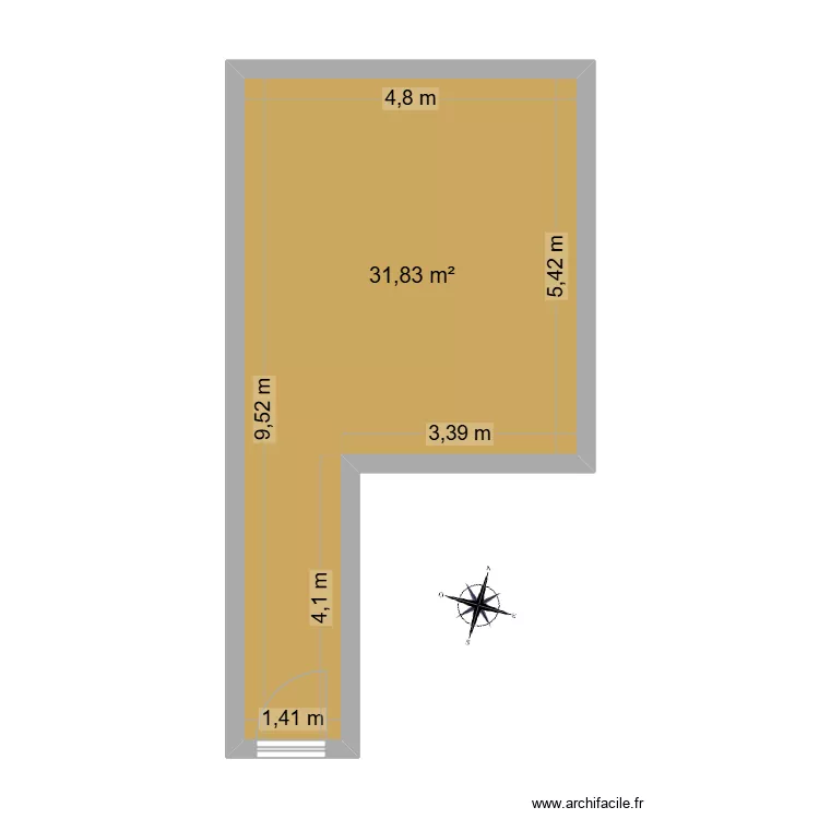 annexe bat f. Plan de 