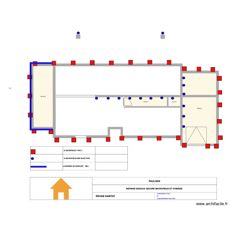 PAULSEN. Plan de 0 pièce et 0 m2