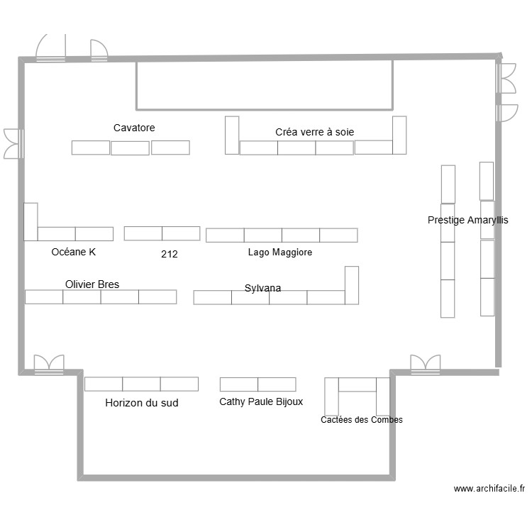 Salle des fêtes TB. Plan de 0 pièce et 0 m2