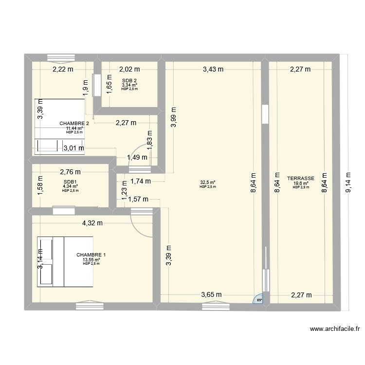 VAUCLIN 1. Plan de 0 pièce et 0 m2 VAUCLIN 1. Plan de 0 pièce et 0 m2
