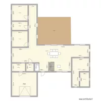 Plain pied U - 3 chambres - full expo sud
