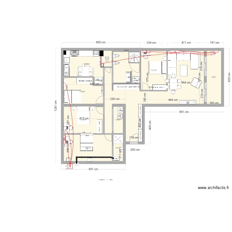  LES IBIS 2EME dernier 01/02/2025. Plan de 0 pièce et 0 m2