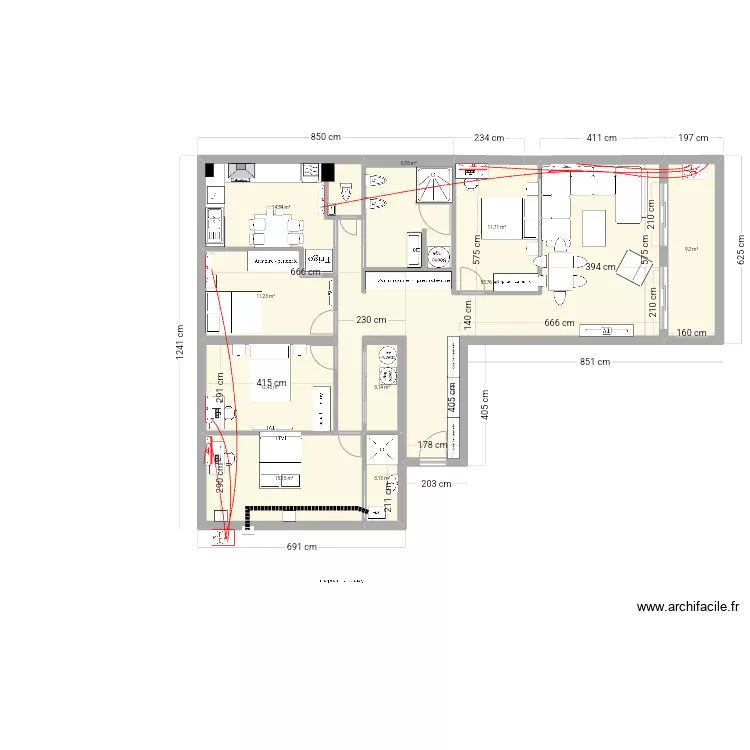  LES IBIS 2EME dernier 01/02/2025. Plan de 