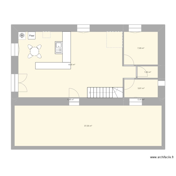 st abit. Plan de 0 pièce et 0 m2