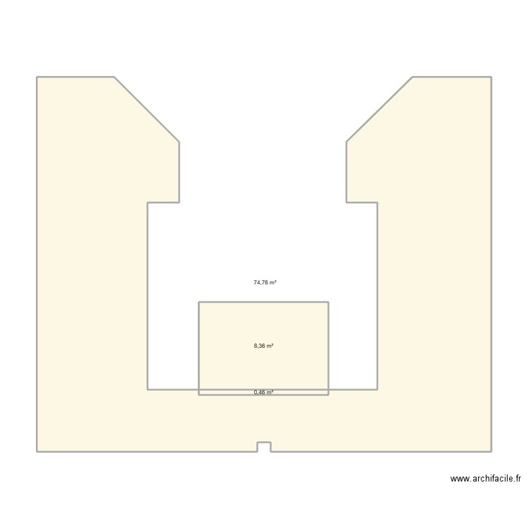 10 PHIL LUCOT. Plan de 3 pièces et 84 m2