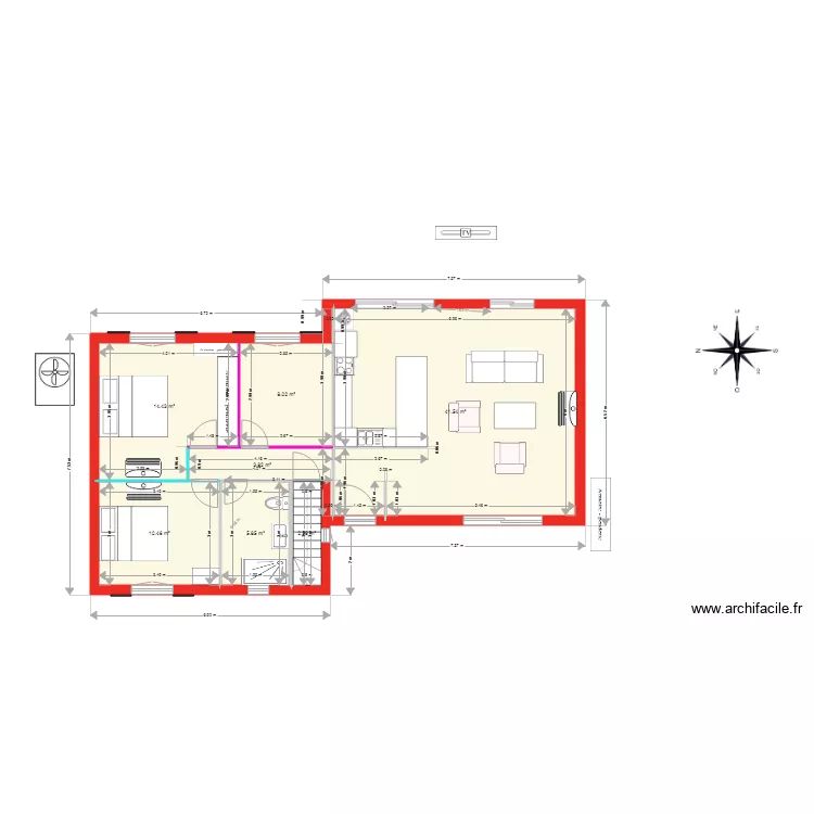 LA BOUVERIE RDC RDJ PROJET v6. Plan de 