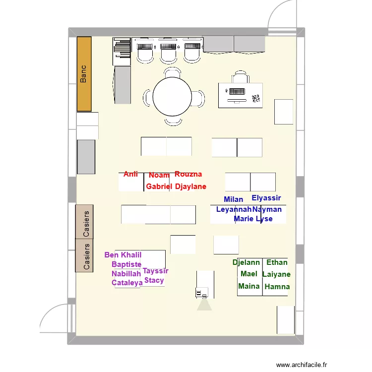 Classe P5 4 groupes de 6 HETERO MATHS ESCAPE. Plan de 1 et 65 m² Classe P5 4 groupes de 6 HETERO MATHS ESCAPE. Plan de 1 et 65 m²