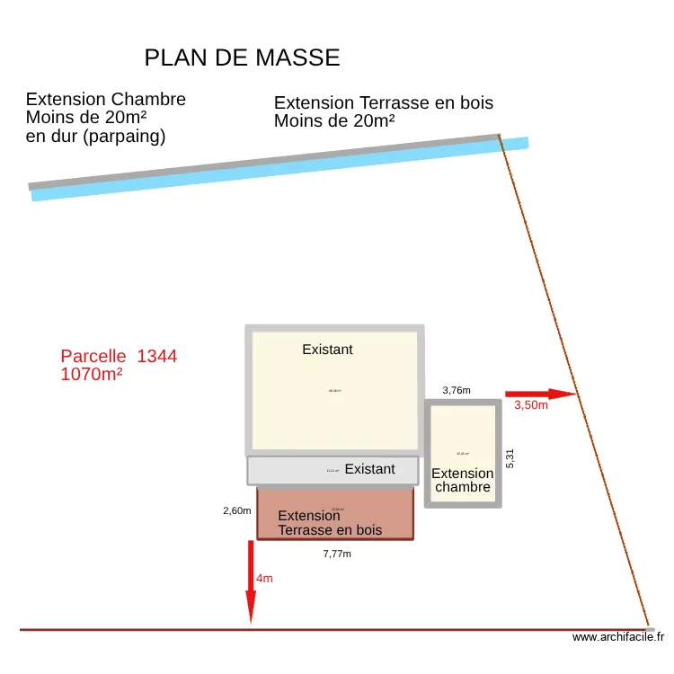 plan de masse g&eacute;n&eacute;ral. Plan de 