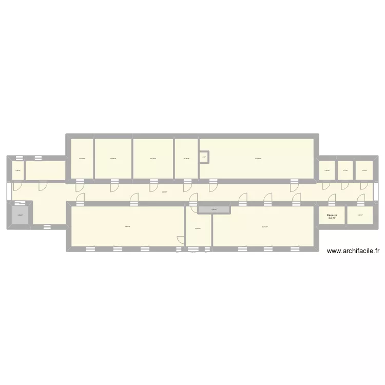 Salle arts plastiques N4 AT. Plan de 