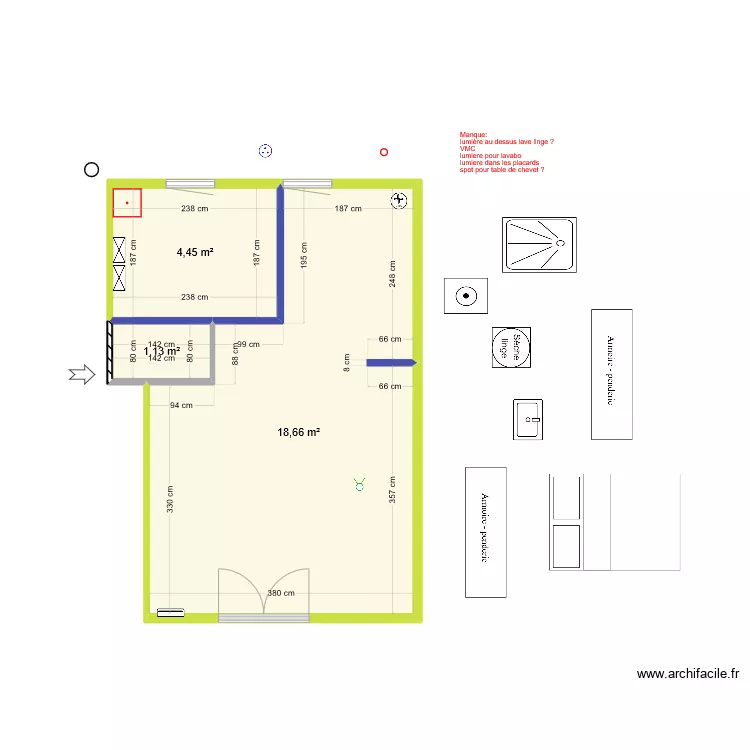Chambre v5 101223. Plan de 