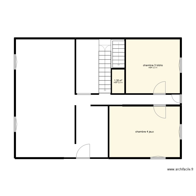 Ramon2. Plan de 3 pièces et 31 m2