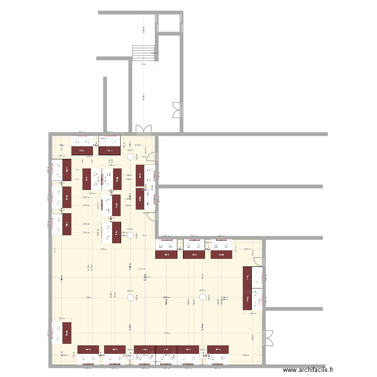 Espace 101. Plan de 1 pièce et 312 m2
