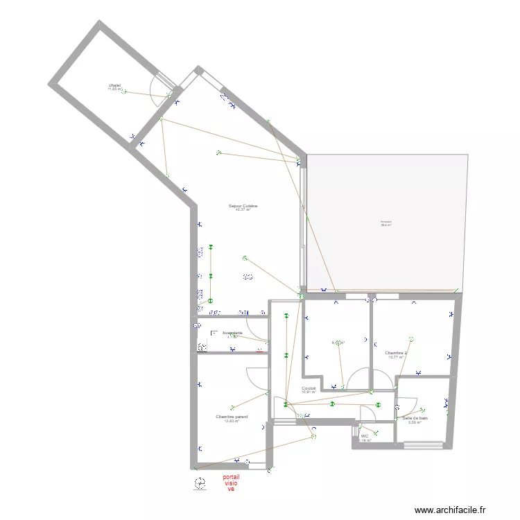 sci vacquerie. Plan de 