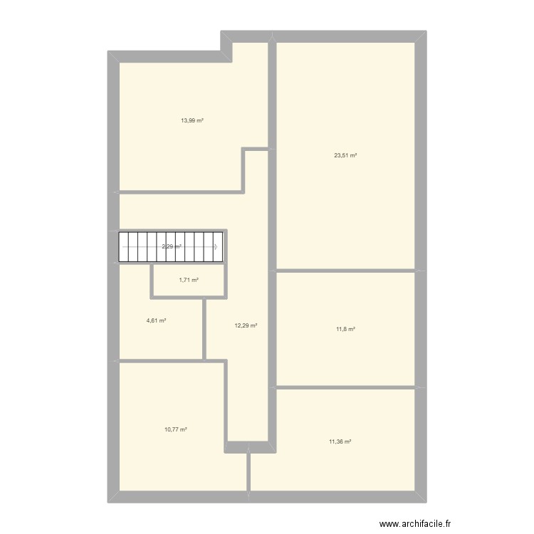 Marion louise. Plan de 9 pièces et 92 m2