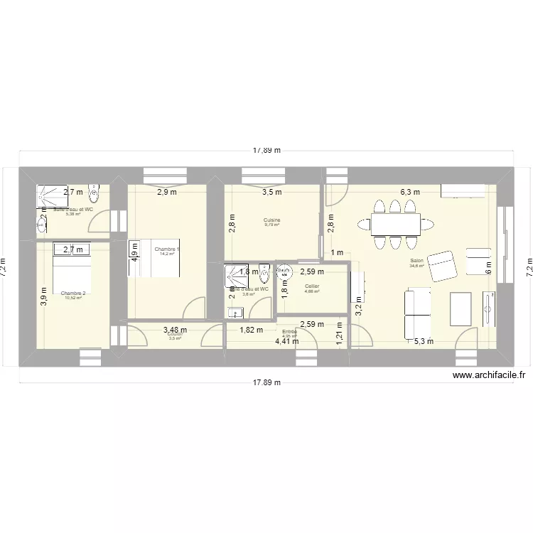 MAISON CHAI RENO. Plan de MAISON CHAI RENO. Plan de