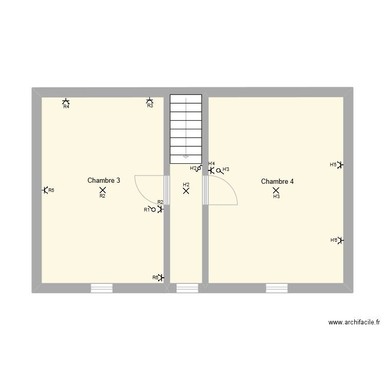 christophe dedaper. Plan de 2 pièces et 40 m2