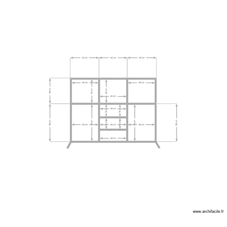 meuble hifi. Plan de meuble hifi. Plan de