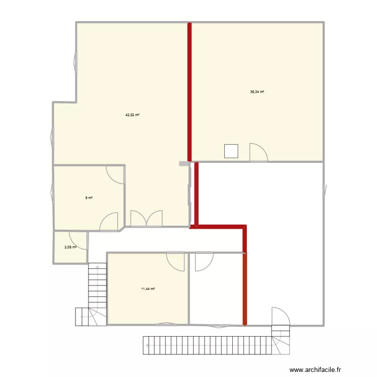 LA NOUGERAIE projet appartement. Plan de 0 pièce et 0 m2