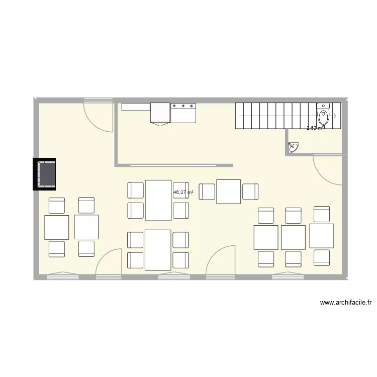 KERCADO. Plan de 2 et 49 m² KERCADO. Plan de 2 et 49 m²