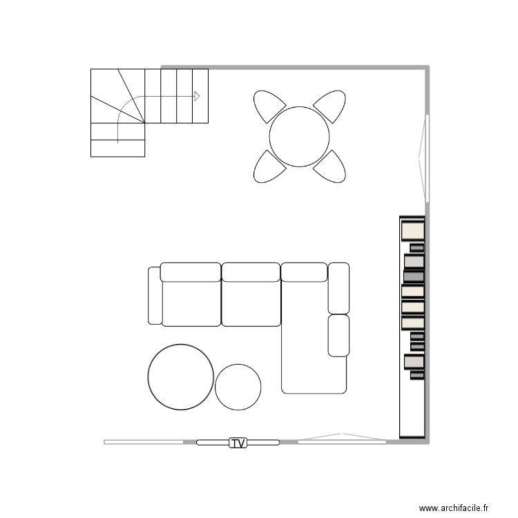 Séjour. Plan de 0 pièce et 0 m2