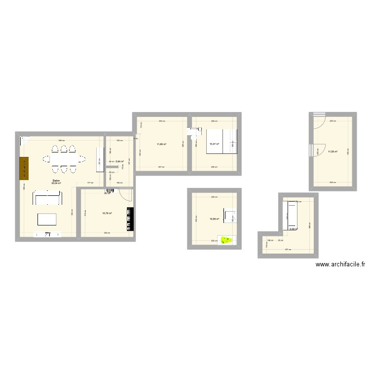 Maison. Plan de 0 pièce et 0 m2