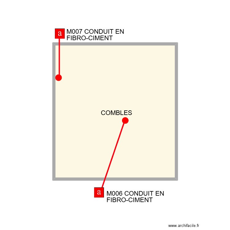 PLAN COMPS COMBLES. Plan de 1 pièce et 24 m2