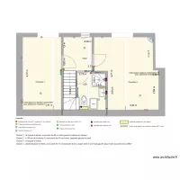 Plan &eacute;tage - Cloisonnement, plomberie et &eacute;lectricit&eacute;