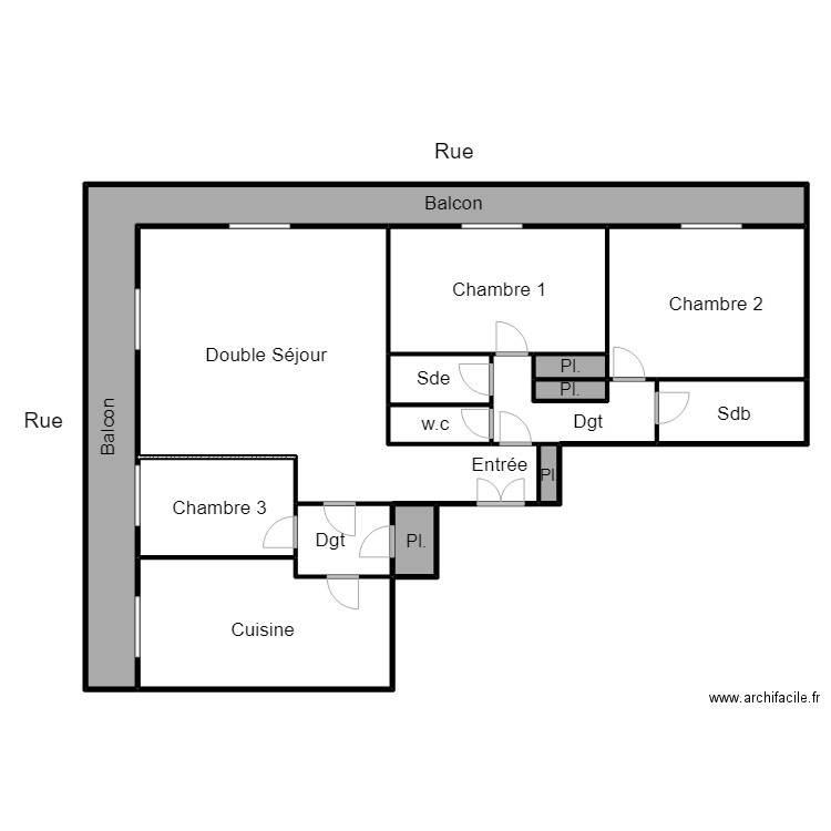capron. Plan de 0 pièce et 0 m2