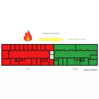 ROSIERS / ELSA 1ER ETAGE EVACUATION