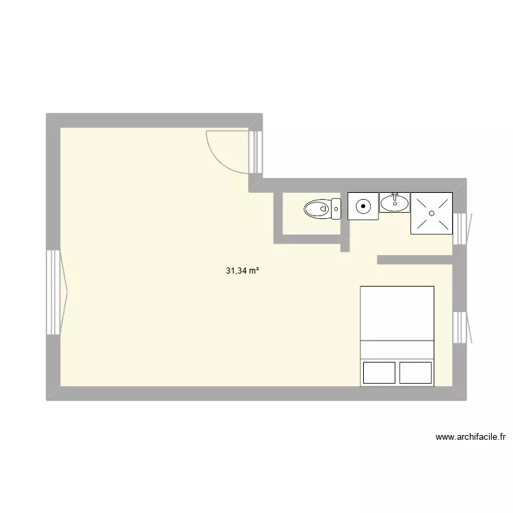appart2. Plan de 1 et 30 m² appart2. Plan de 1 et 30 m²