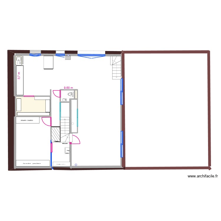 papy. Plan de 0 pièce et 0 m2
