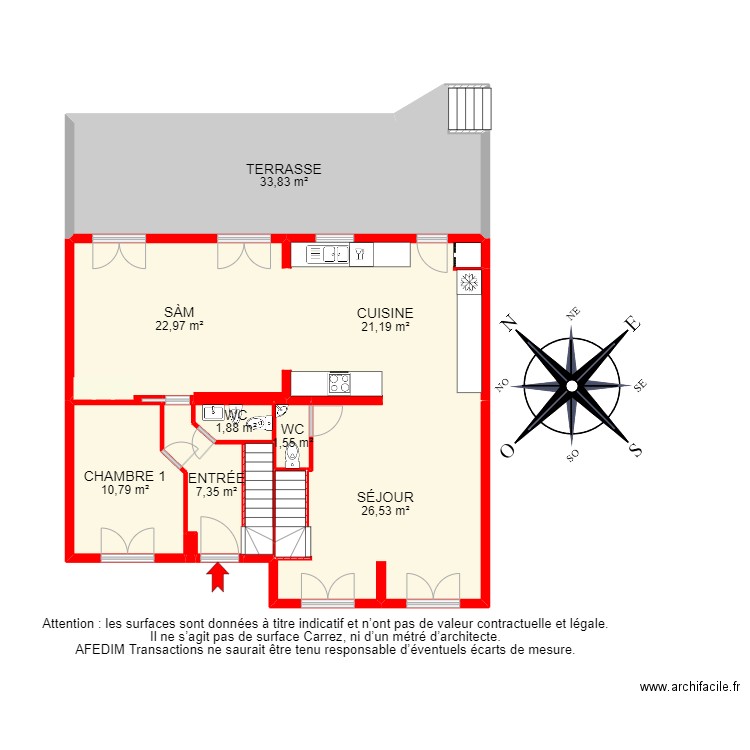 BI 19546 - . Plan de 30 pièces et 241 m2