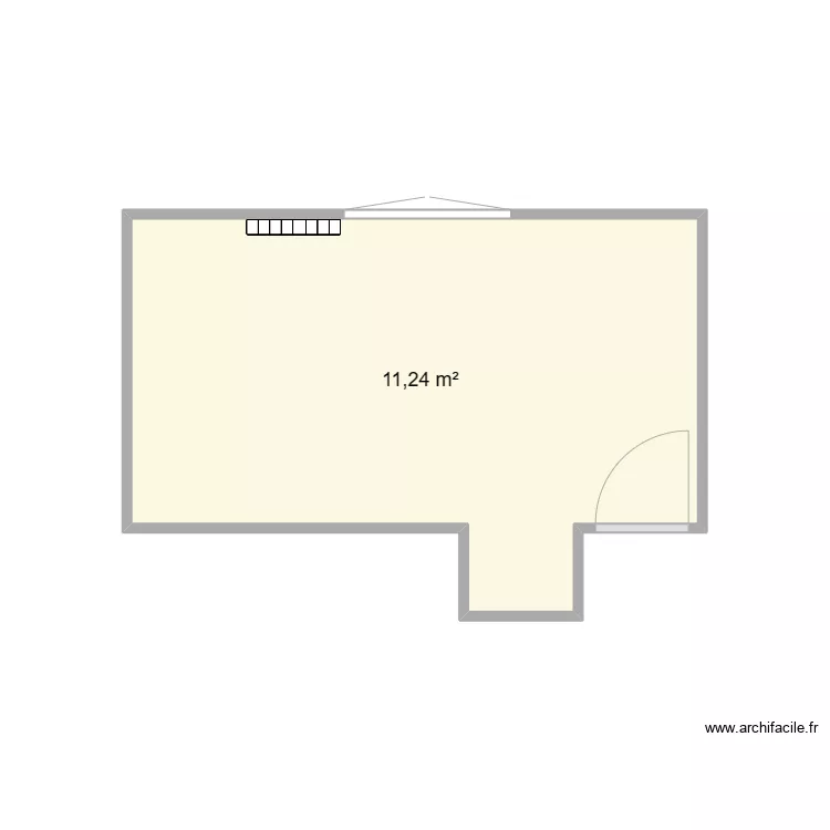 chambre enfants. Plan de 