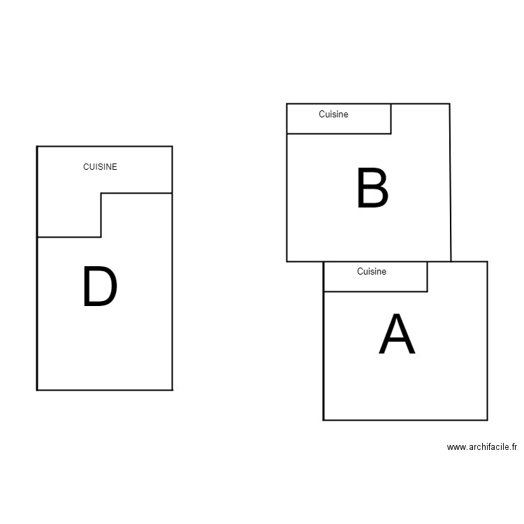 CGDIS LINGTEN 2/3. Plan de 5 pièces et 44 m2