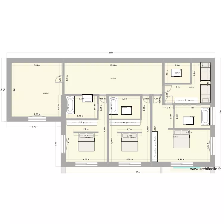 Pla de Borra V1 1000 M2. Plan de 20 et 771 m² Pla de Borra V1 1000 M2. Plan de 20 et 771 m²