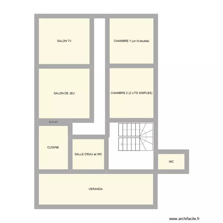 VIC. Plan de 9  et 60 m²