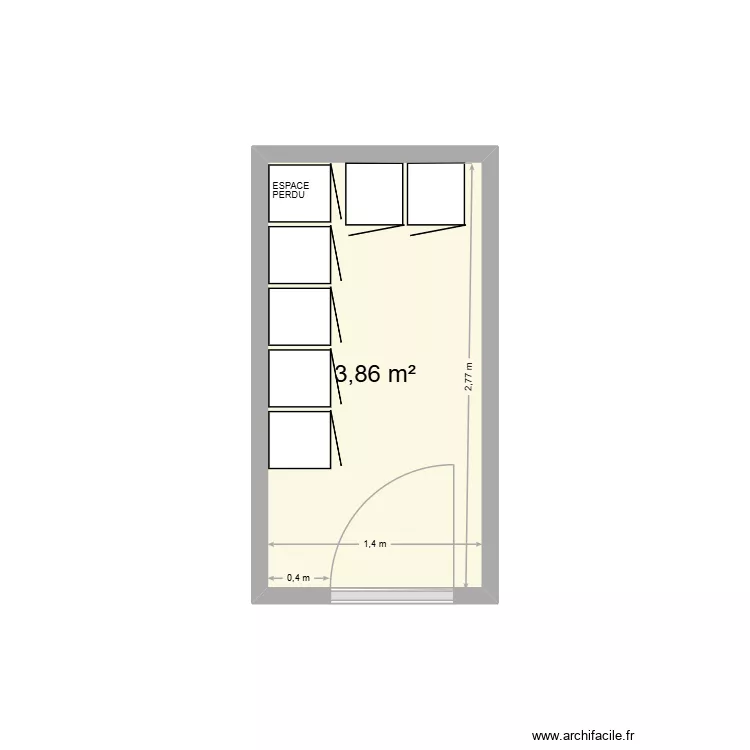 plan vestiaire féminin actuel. Plan de 1 et 4 m² plan vestiaire féminin actuel. Plan de 1 et 4 m²