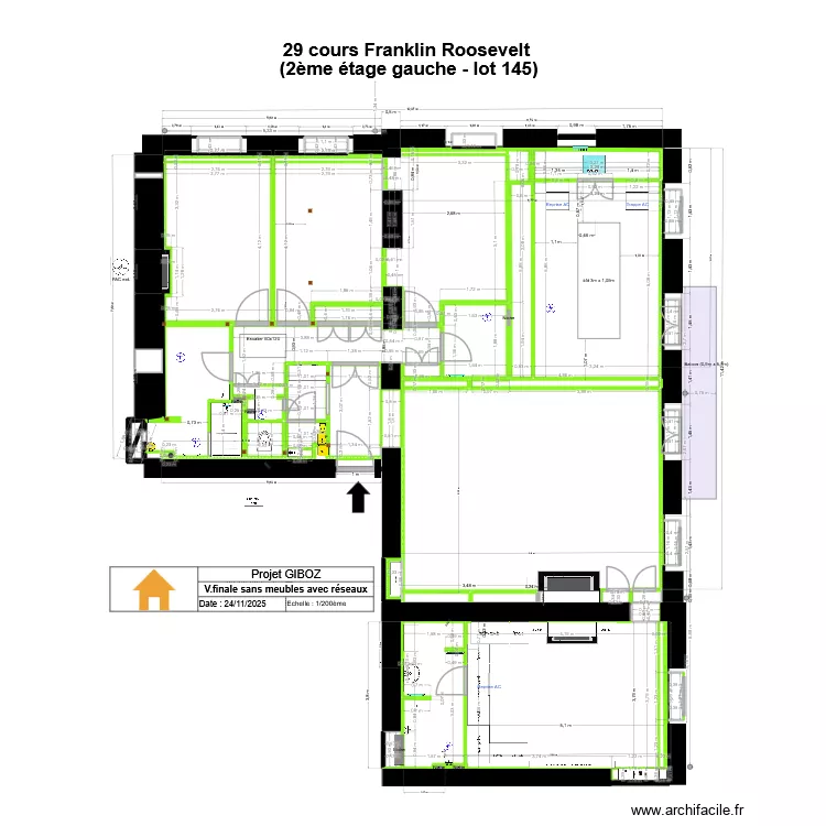 29 crs FR V52B clim3. Plan de 40  et 109 m²