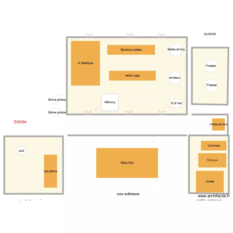 implantation olympiades. Plan de 