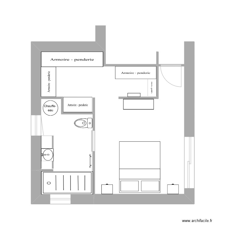 plan suite parentale bb. Plan de 0 pièce et 0 m2