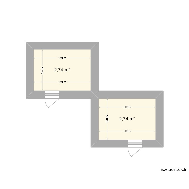 Chambre froide. Plan de 0 pièce et 0 m2