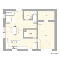 Projet amménagement bas modifié cuisine vers entrée 2