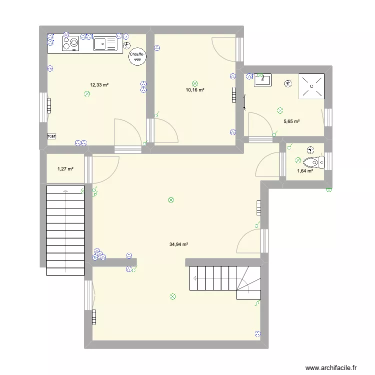 PETIT RDC. Plan de PETIT RDC. Plan de