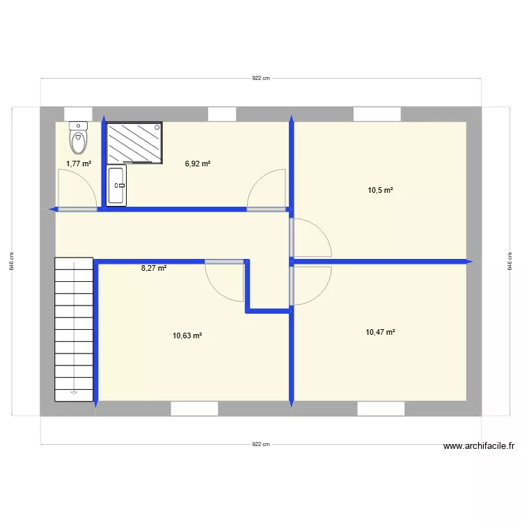 etage Leyrieux. Plan de etage Leyrieux. Plan de