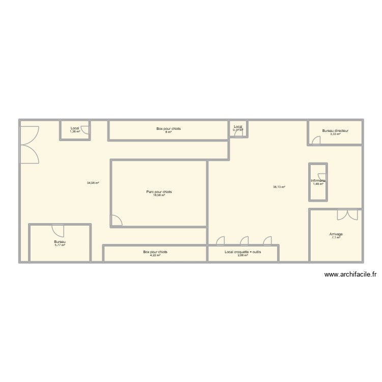 Plan chiots.com. Plan de 0 pièce et 0 m2