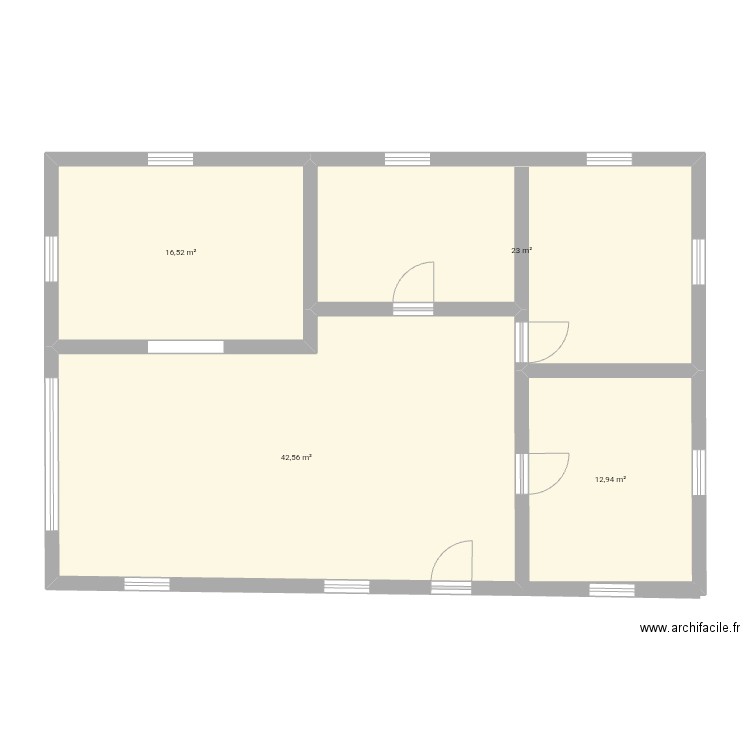 ous26. Plan de 4 pièces et 95 m2