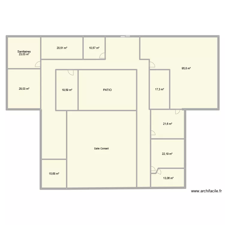FM vierge. Plan de FM vierge. Plan de
