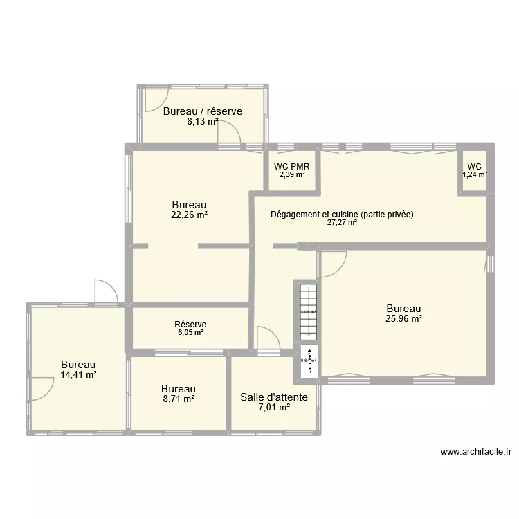 Plan 350 Montmain droit Projet&eacute; Id&eacute;e 2. Plan de 